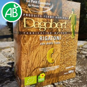 Les pâtes – Rigatoni boite de 500g