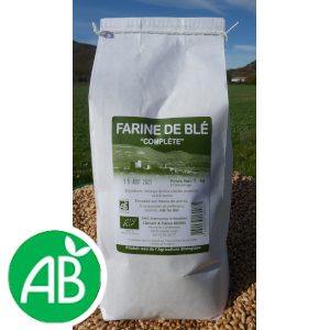 Farine de blé complète (T110) – 1kg